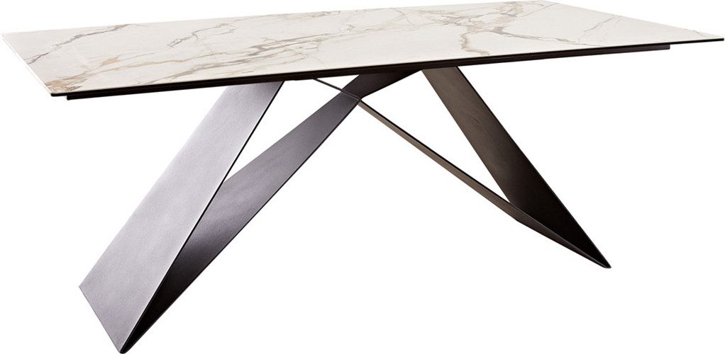 DELIFE Esstisch Edge, Keramik Calacatta Luxe günstig online kaufen