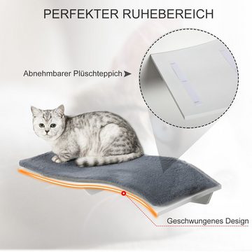 PawHut Tierbett Katzenbett für Wandmontage, hängen kratzbaum