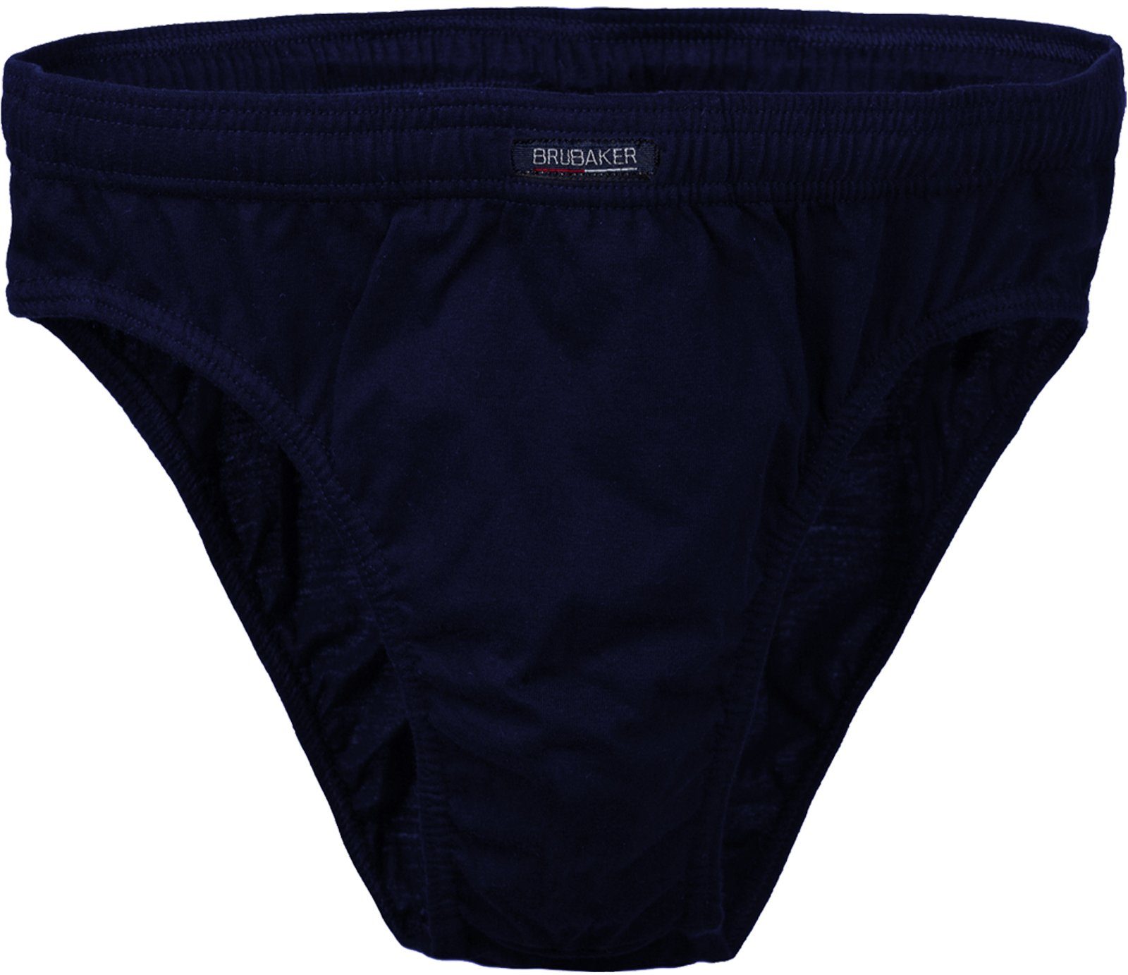 BRUBAKER Slip Herren Unterhose aus Baumwolle (Spar-Pack, 7-St., 7er-Pack) Großpackung Männer Unterwäsche, sehr bequeme Passform