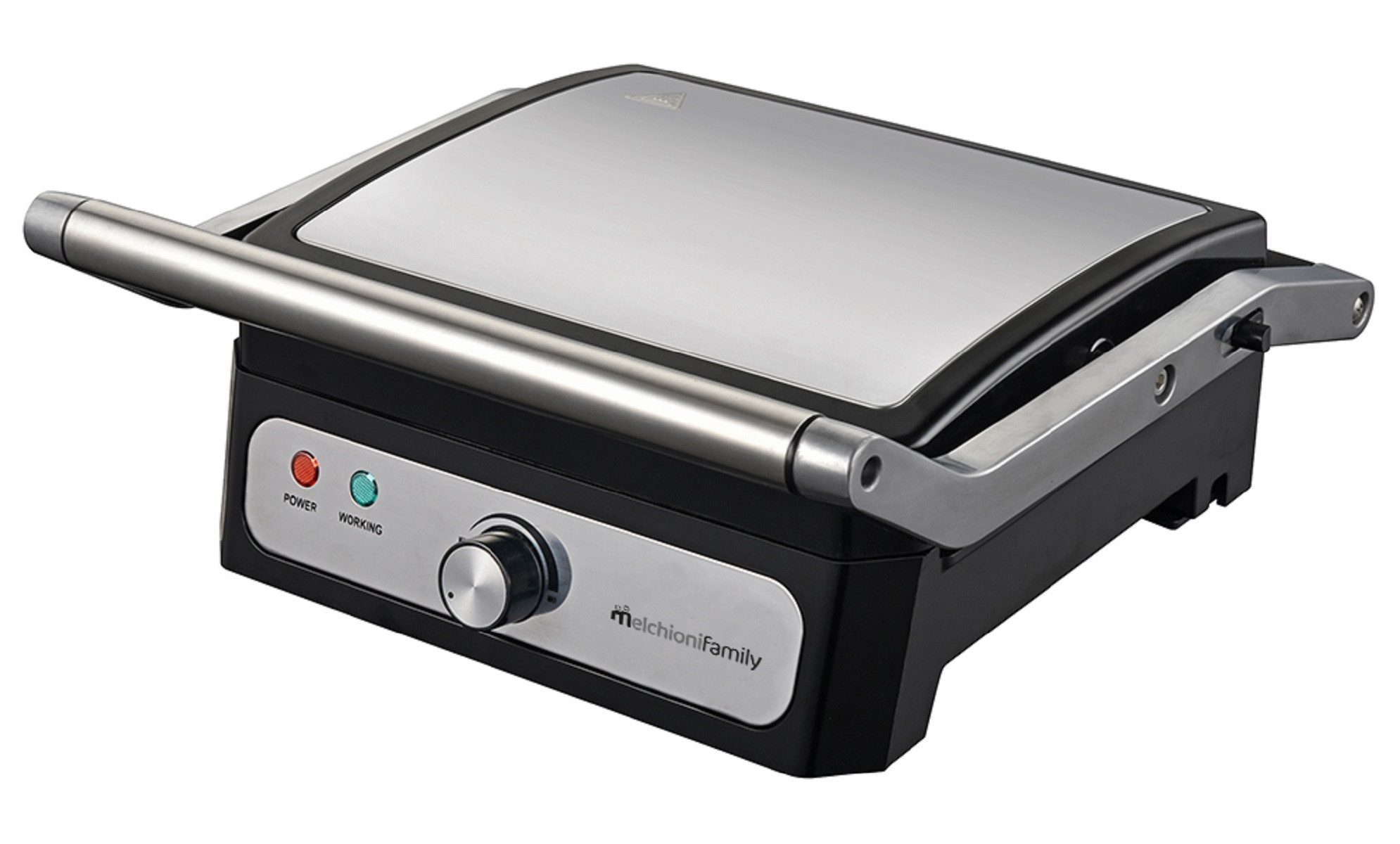 Melchioni Toaster IRIS Kontaktgrill mit abnehmbaren Keramikplatten 1800W
