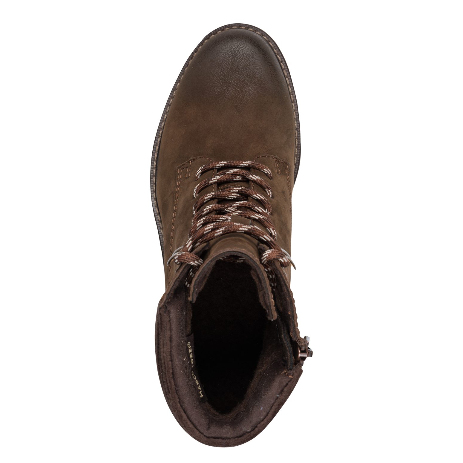 MARCO TOZZI Winterstiefelette, Blockabsatz, Schnürboots, Winterboots mit Haken im Bergsteigerlook