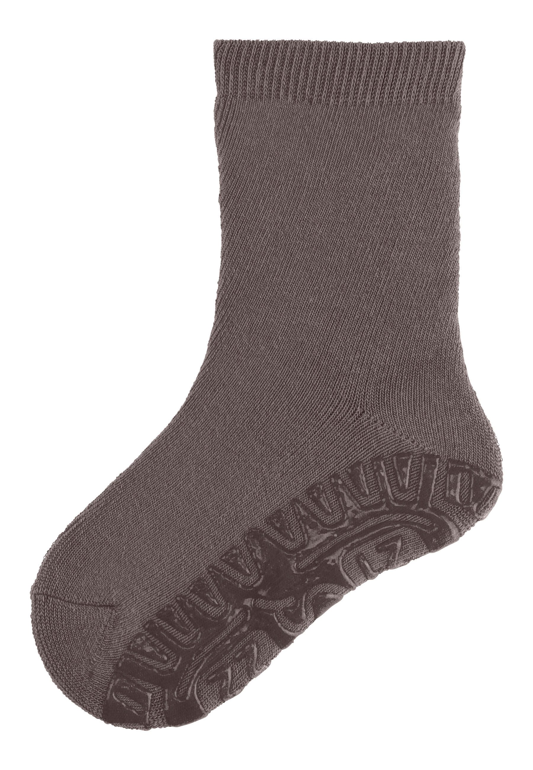 Sterntaler® ABS-Socken Fliesen Fitzer SOFT uni Fliesen Flitzer SOFT uni, rutschfest, weich & atmungsaktiv