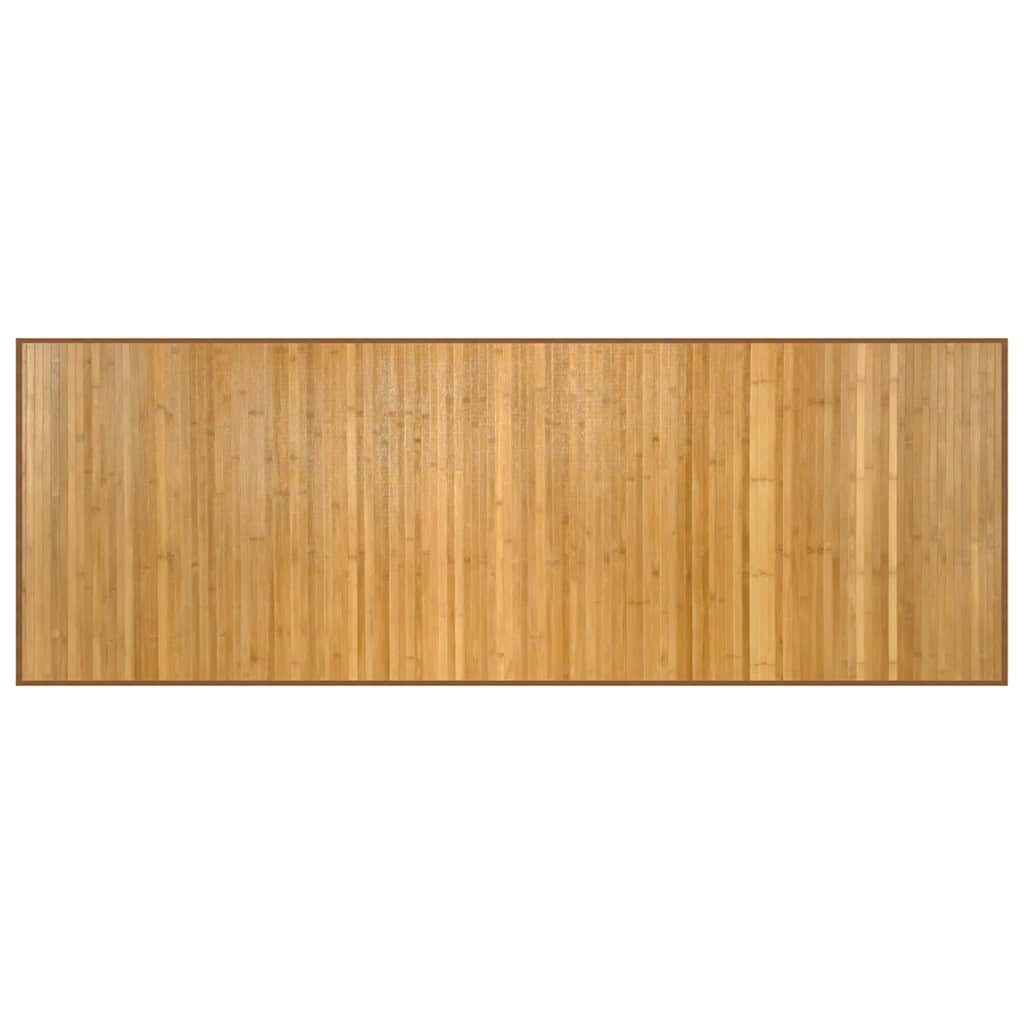 vidaXL Teppich Teppich Rechteckig Natur 70x200 cm Bambus, Rechteckig günstig online kaufen
