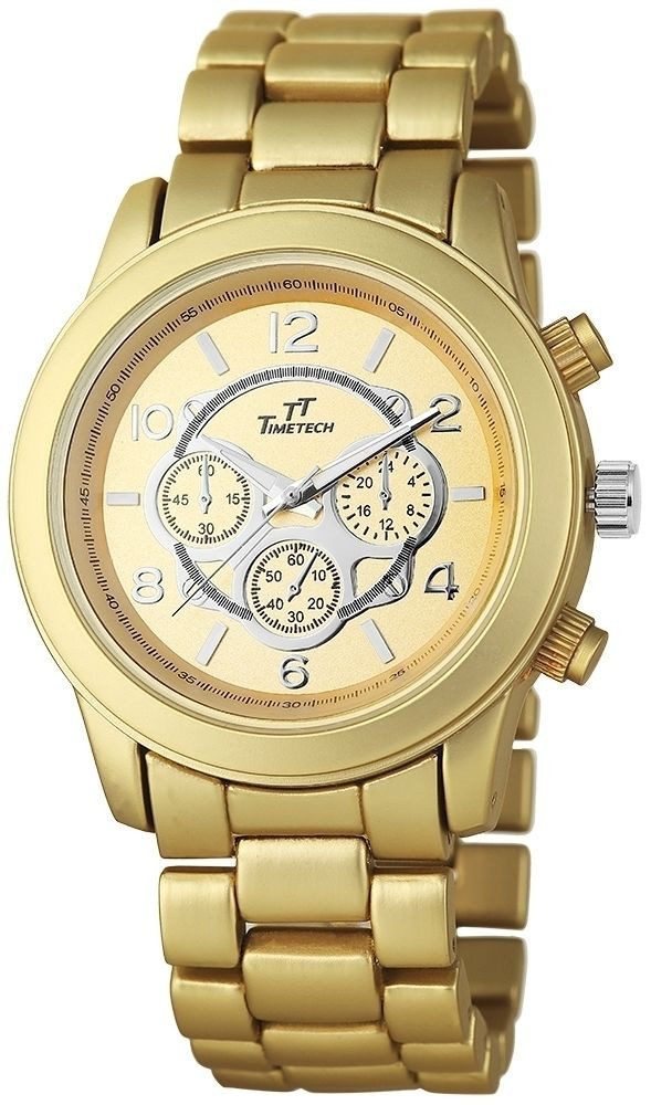 Quarzuhr 227504000002 TimeTech Unisexuhr mit Metallarmband