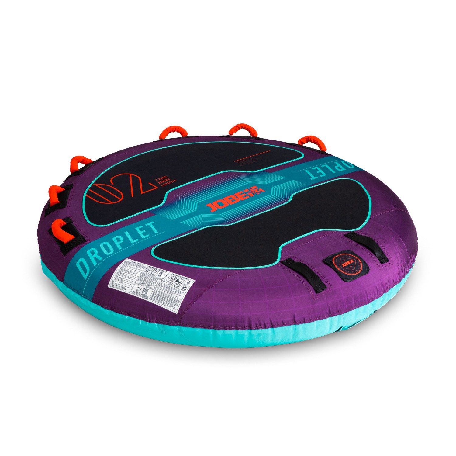 Jobe Wellenreiter Jobe DROPLET TOWABLE 2 Persoen Tube Decktube Schleppring Funtube Boot