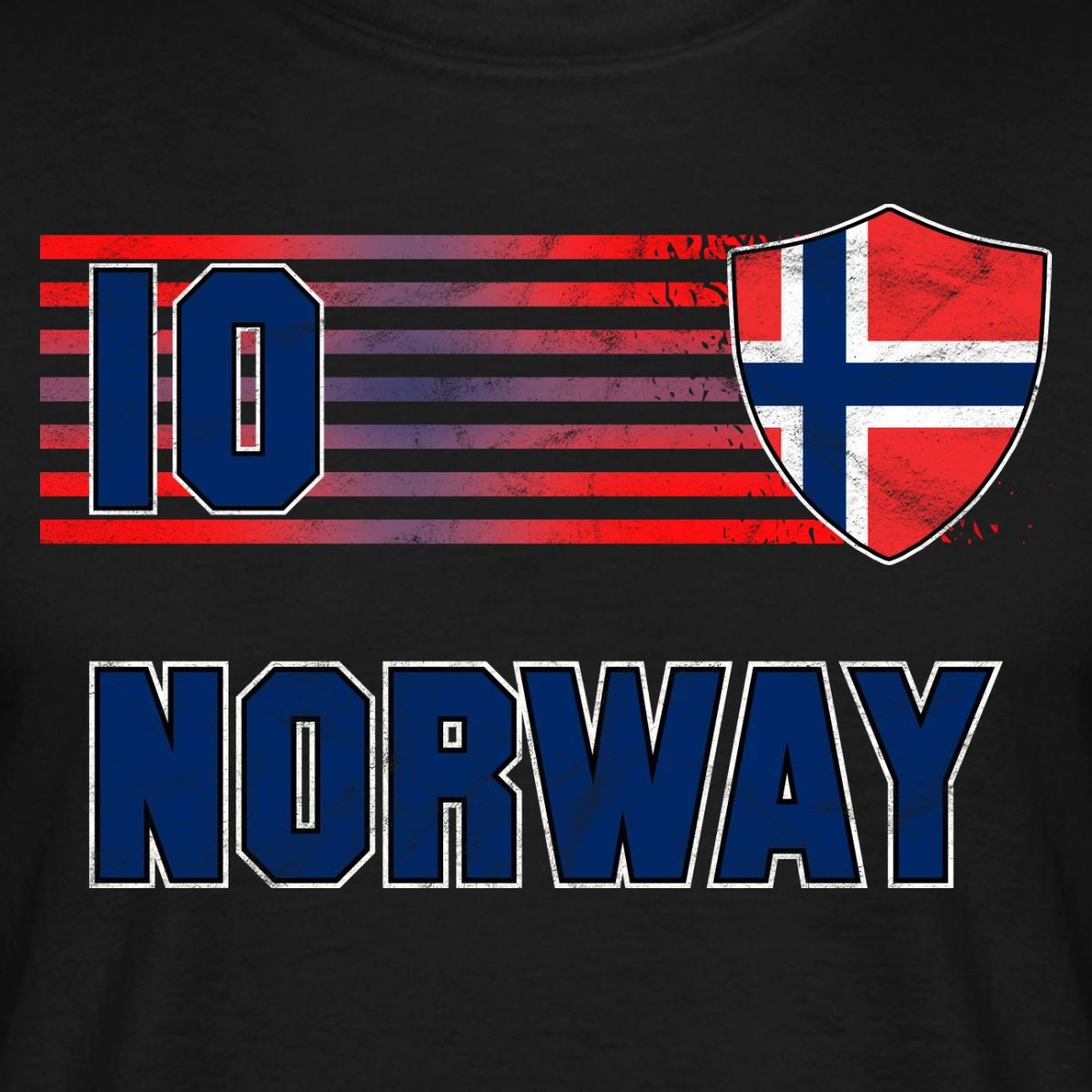Spreadshirt T-Shirt Norwegen Trikot, Norwegen Fußball Flagge Männer T-Shirt (1-tlg)