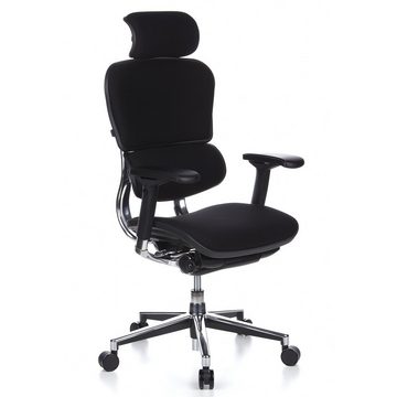 hjh OFFICE Drehstuhl Luxus Chefsessel ERGOHUMAN Stoff (1 St), Bürostuhl ergonomisch