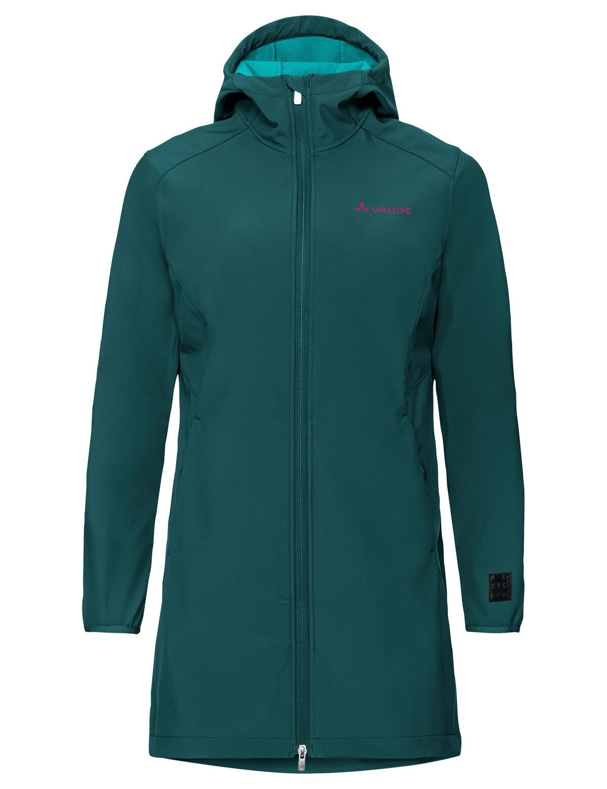 VAUDE Outdoorjacke mallard Women's Parka Softshell Moena (1-St) green kompensiert Klimaneutral