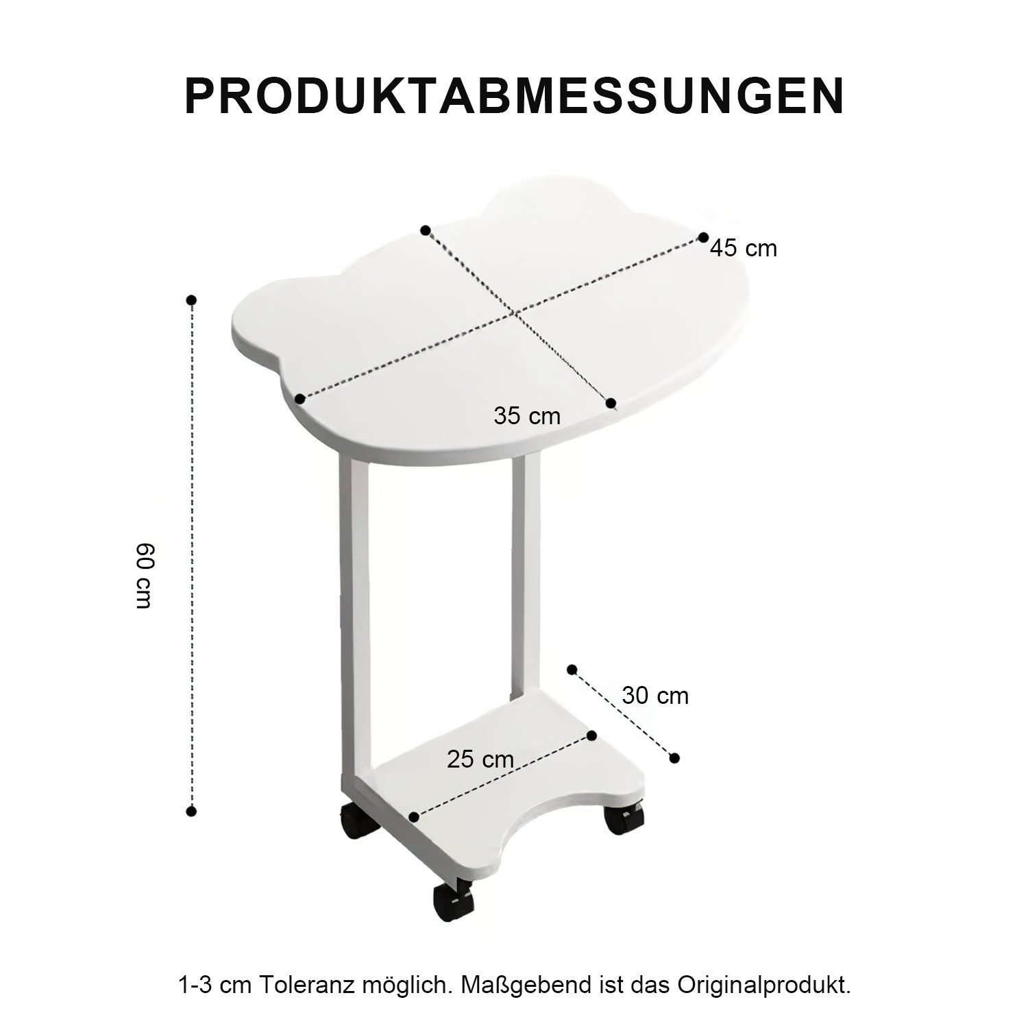 HEYHIPPO Beistelltisch Niedlicher Beistelltisch mit Bären-Design, 2 Ebenen günstig online kaufen