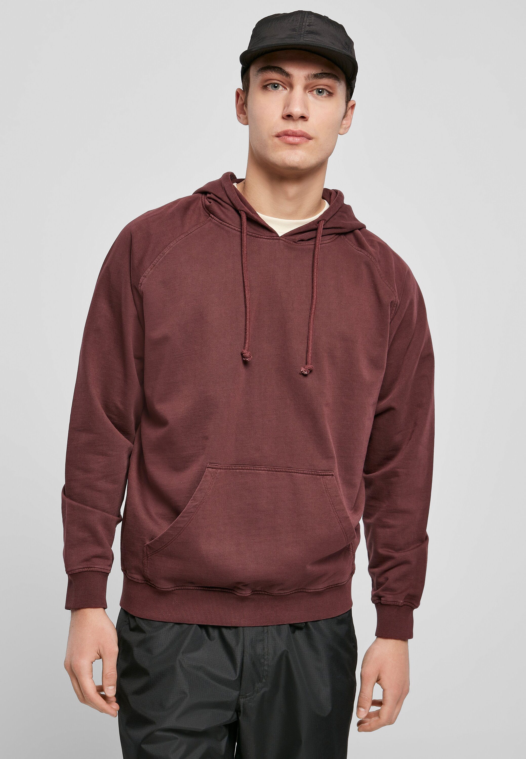 cherry (1-tlg) Sweater Herren Overdyed CLASSICS URBAN Hoody