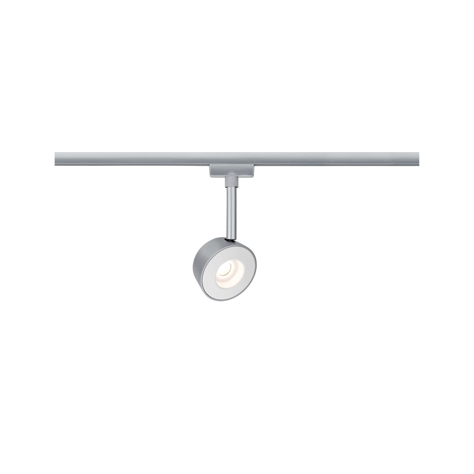 Schienensystem-Leuchten URail Schienenspot Pellet 350lm 6,7W 2700K 230V Chrom matt, dimmbar 4W