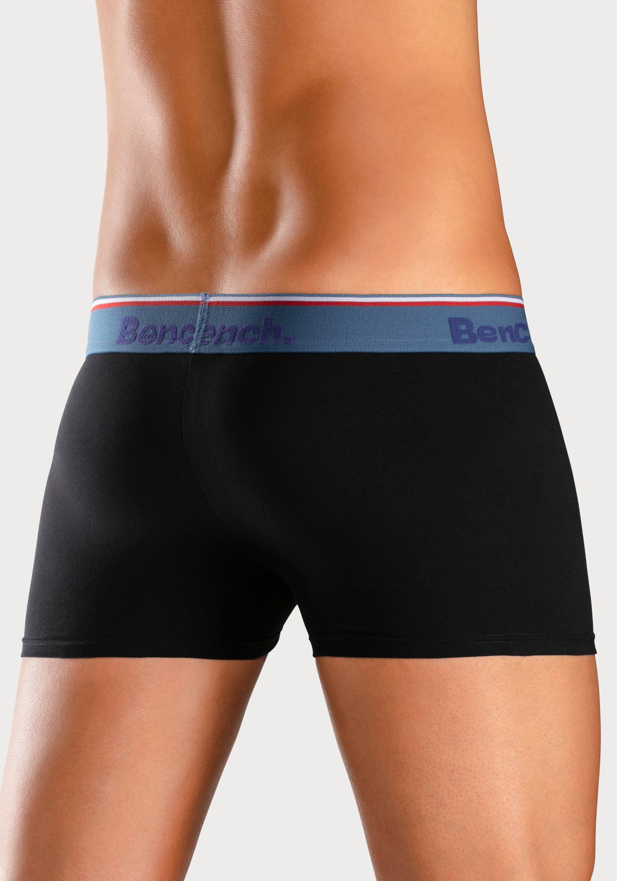 Bench. Boxer Boxershorts für Herren (Packung, 4-St) Unterhosen aus Baumwoll-Mix – Bild 4 von 5