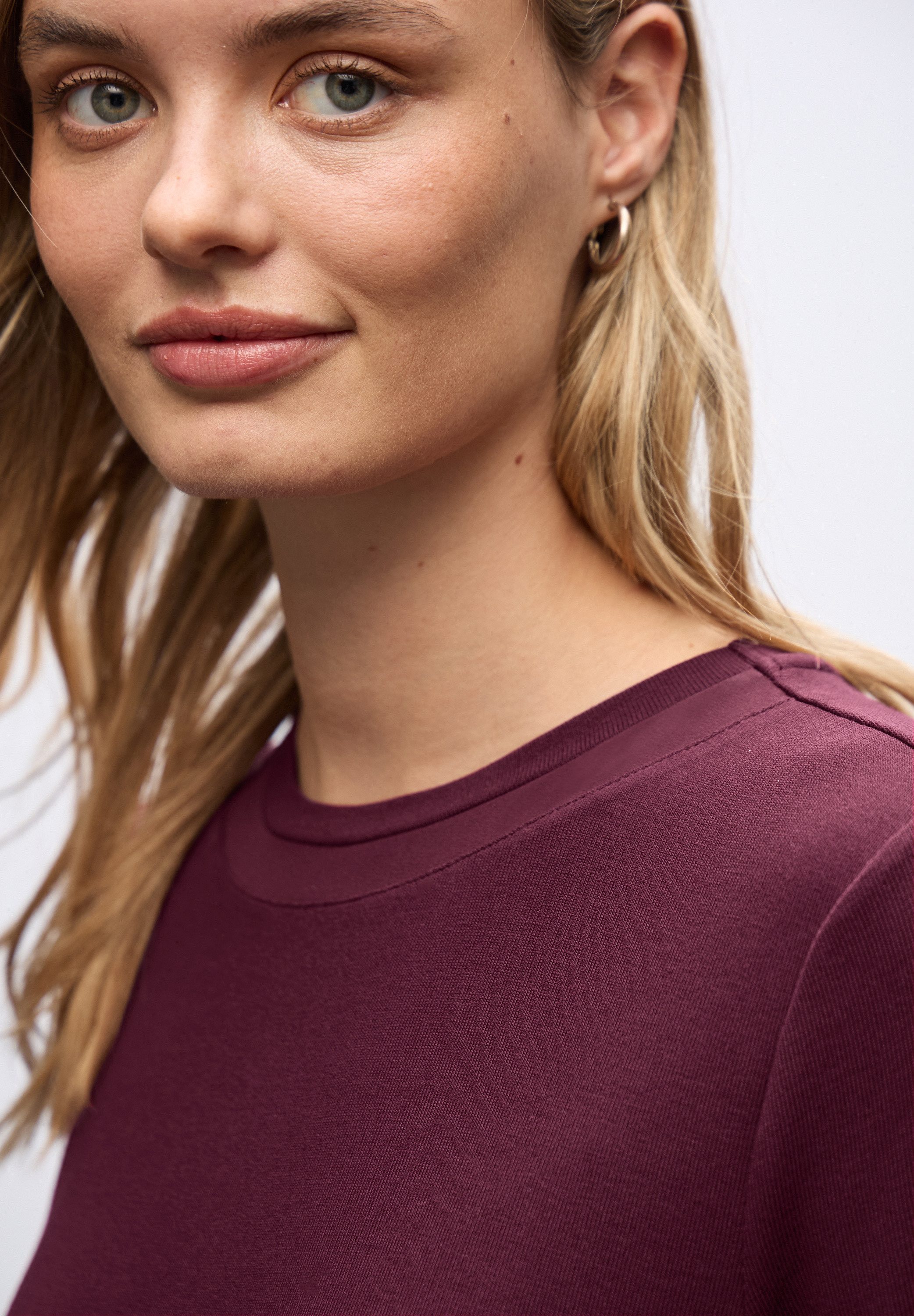 STREET ONE T-Shirt aus strecthigem Viskosematerial – Bild 2 von 5