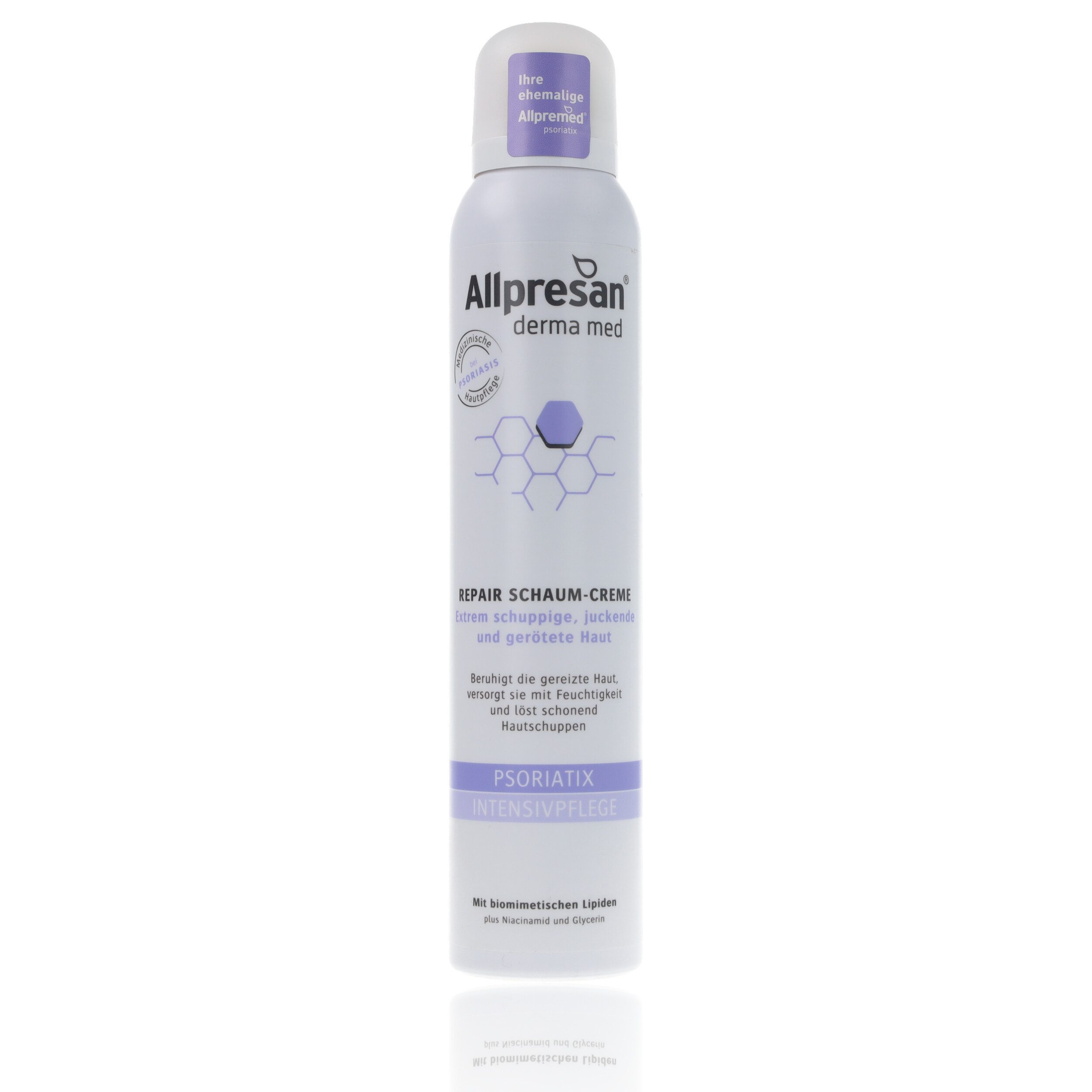 Allpresan Hautcreme Allpresan derma med Repair Schaum-Creme PSORIATIX 200ml, 1-tlg., Medizinische Spezialpflege bei Psoriasis / Schuppenflechte