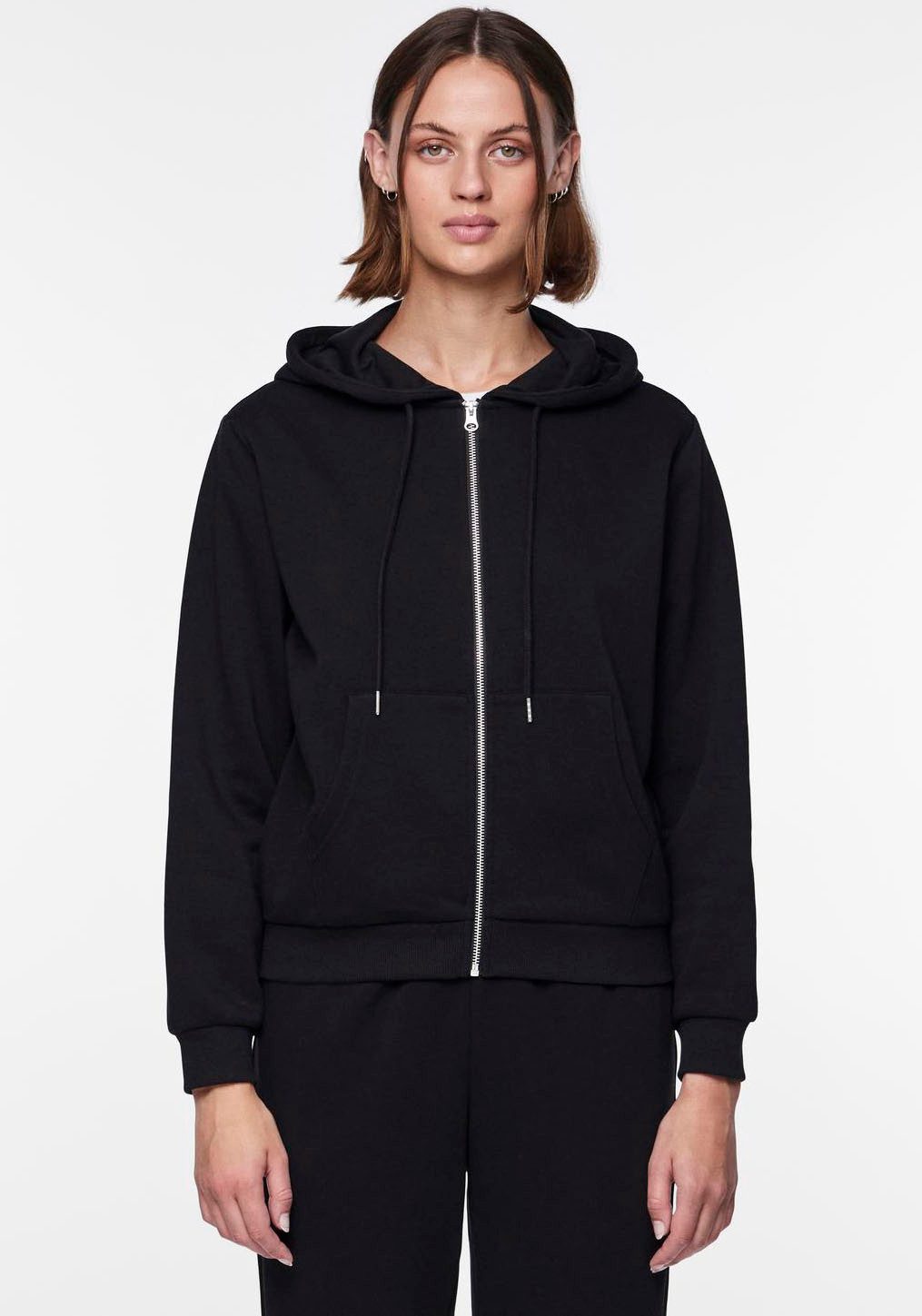 pieces Kapuzensweatshirt PCCHILLI LS ZIP HOODIE günstig online kaufen