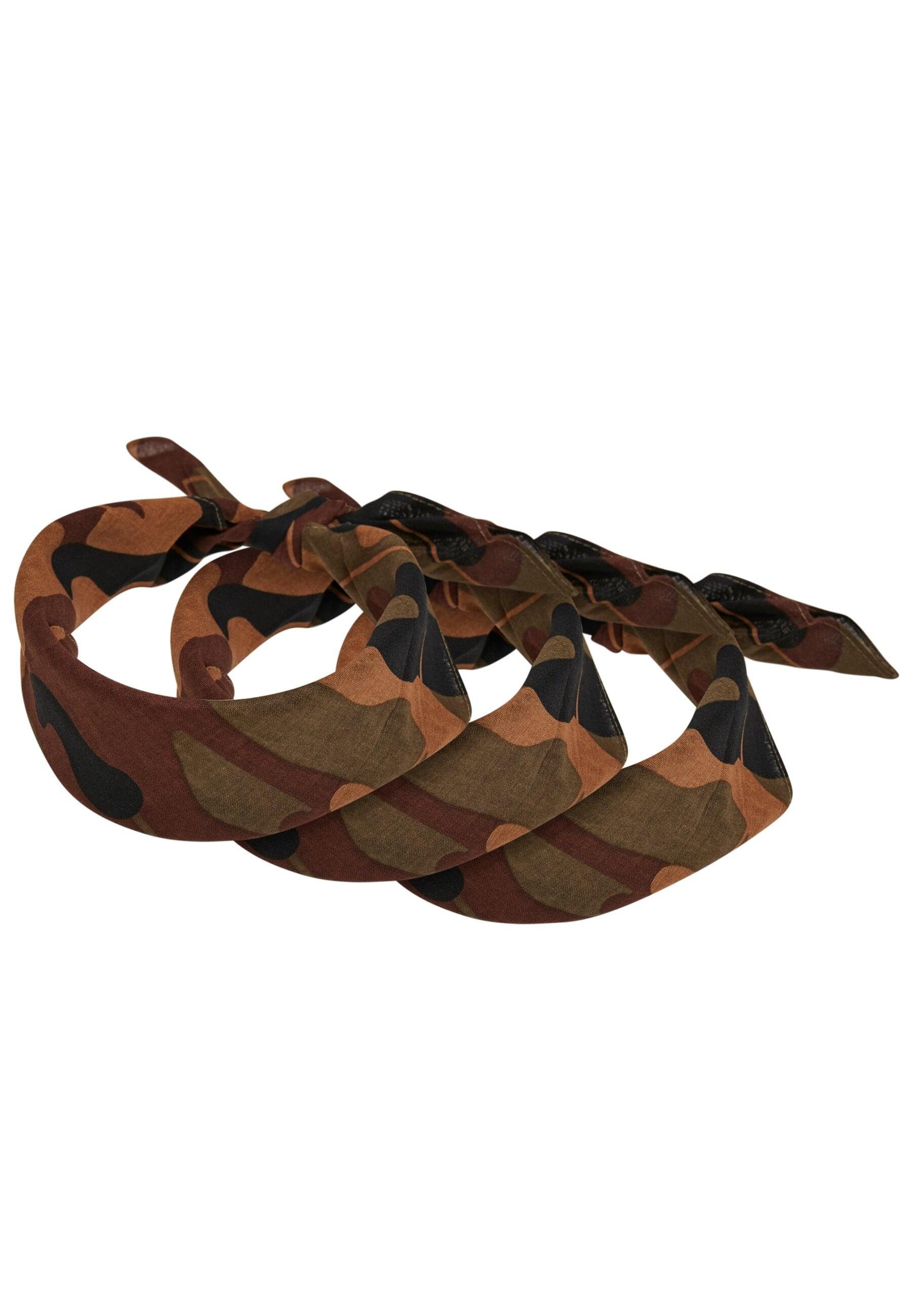 woodcamo (1-St) URBAN CLASSICS Bandana 3-Pack, Bandana Unisex