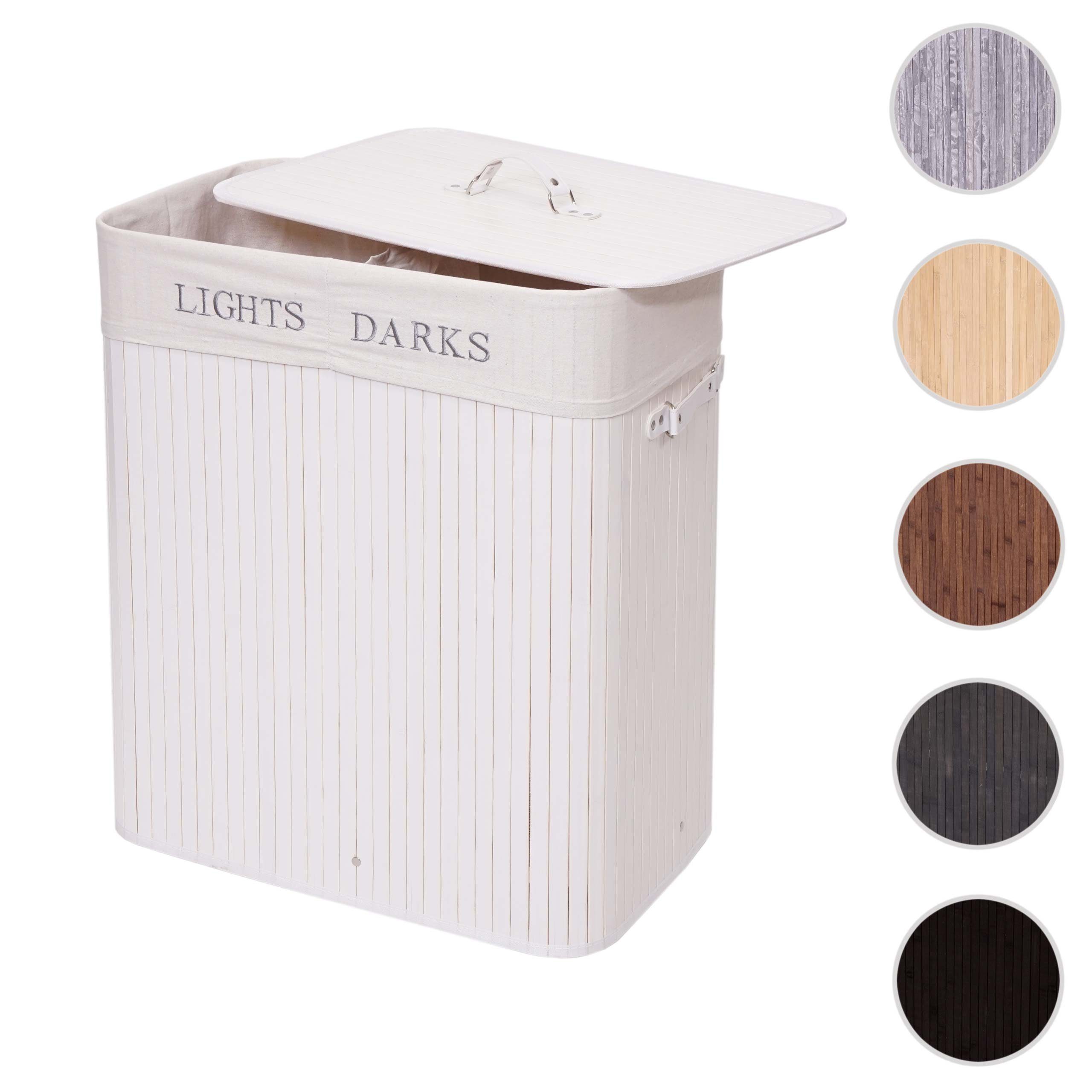 MCW Wäschekorb C21 63x55x34cm 100l Weiß günstig online kaufen