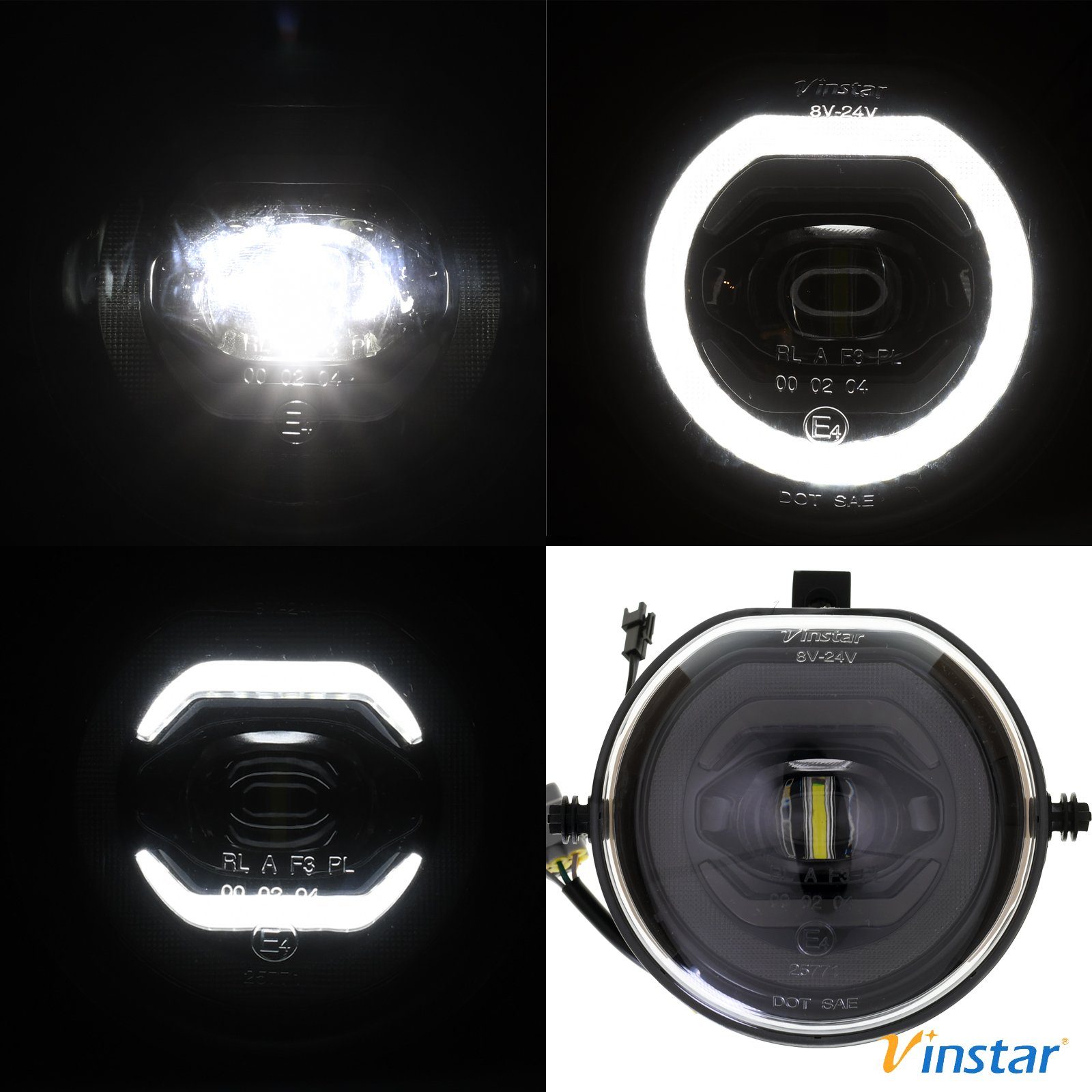 Vinstar KFZ-Ersatzleuchte LED NEBELSCHEINWERFER TAGFAHRLICHT POSITIONSLICHT für MINI, MINI F54 F55 F56