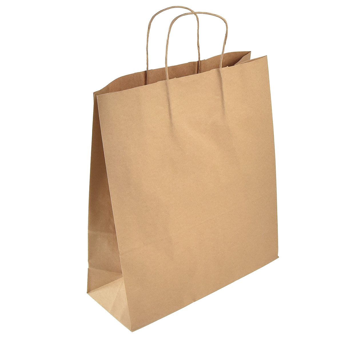 Tragetasche Umweltfreundliche Papiertragetaschen 33,5x14cm - 50er Set, 50 Stück