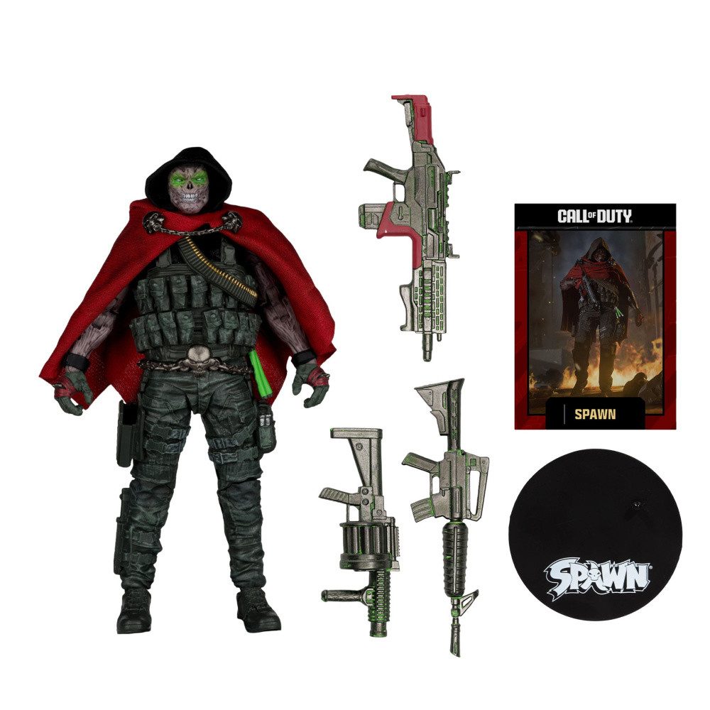 McFarlane Toys Actionfigur Call of Duty Actionfigur Burned Spawn 18 cm – Bild 3 von 5