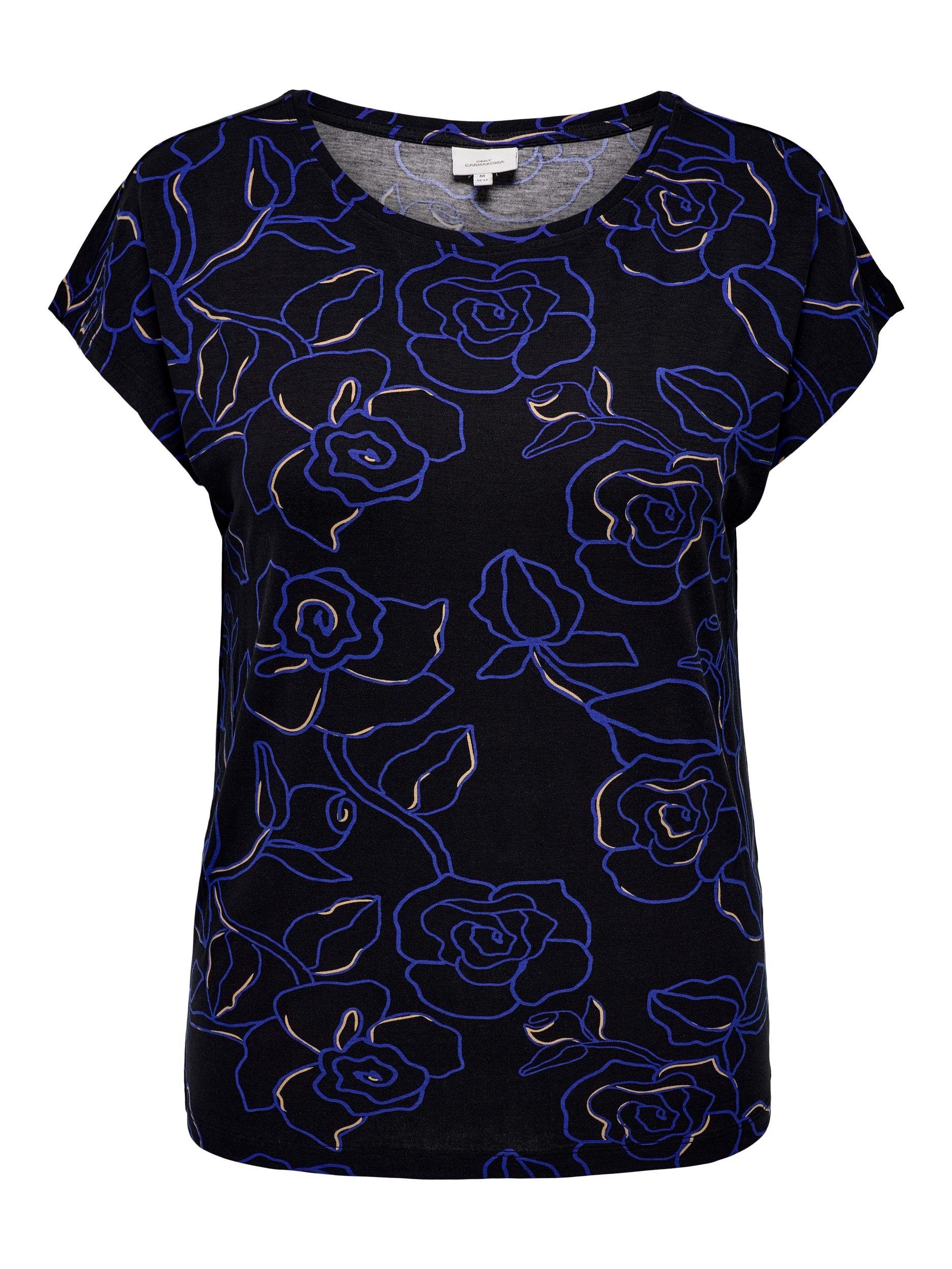 CARALVINA CARMAKOMA S/S AOP ONLY TEE Kurzarmshirt JRS