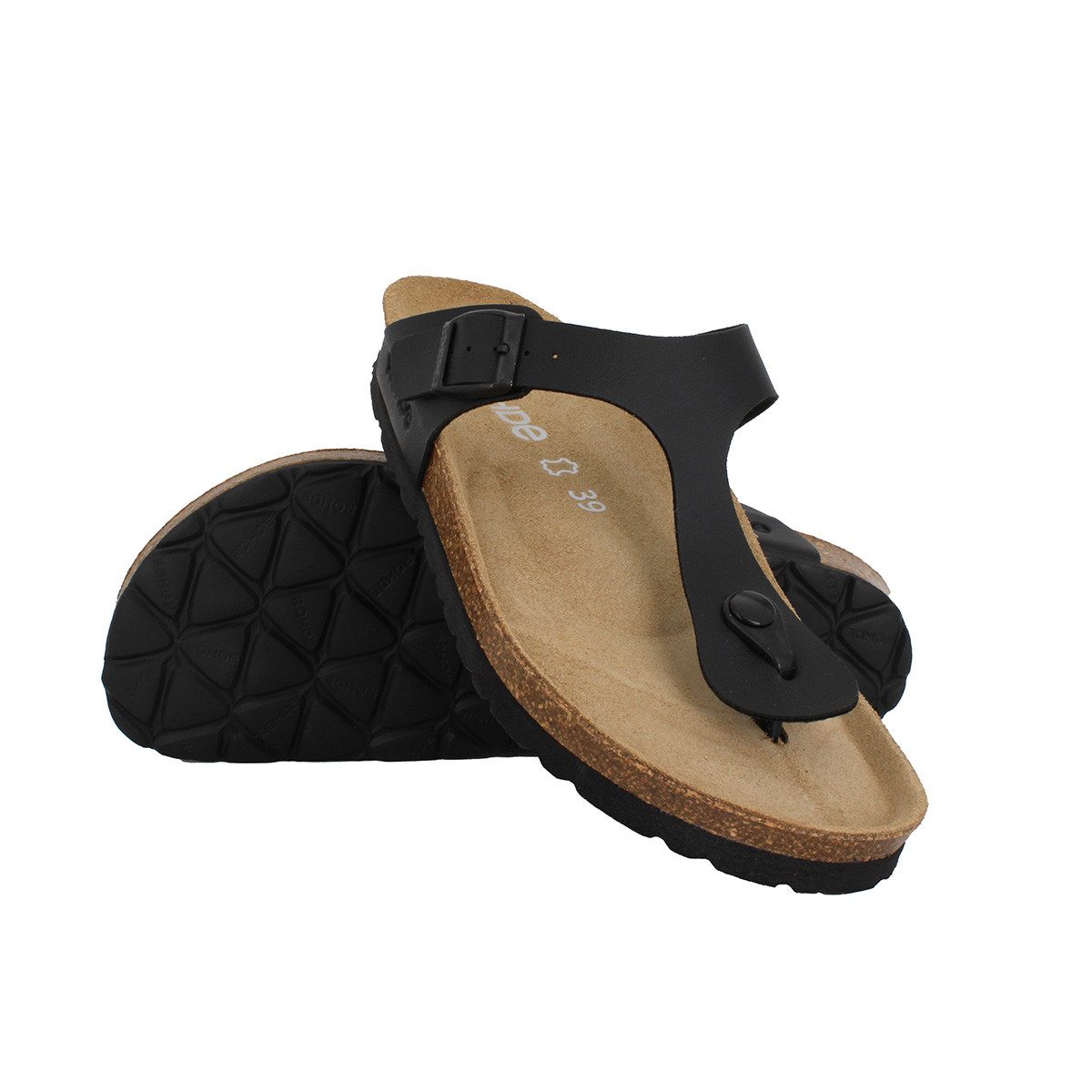 Rohde Alba Pantolette (1-tlg) Pantoletten - Verstellbare Schnalle, Flexible und langlebige Sohle