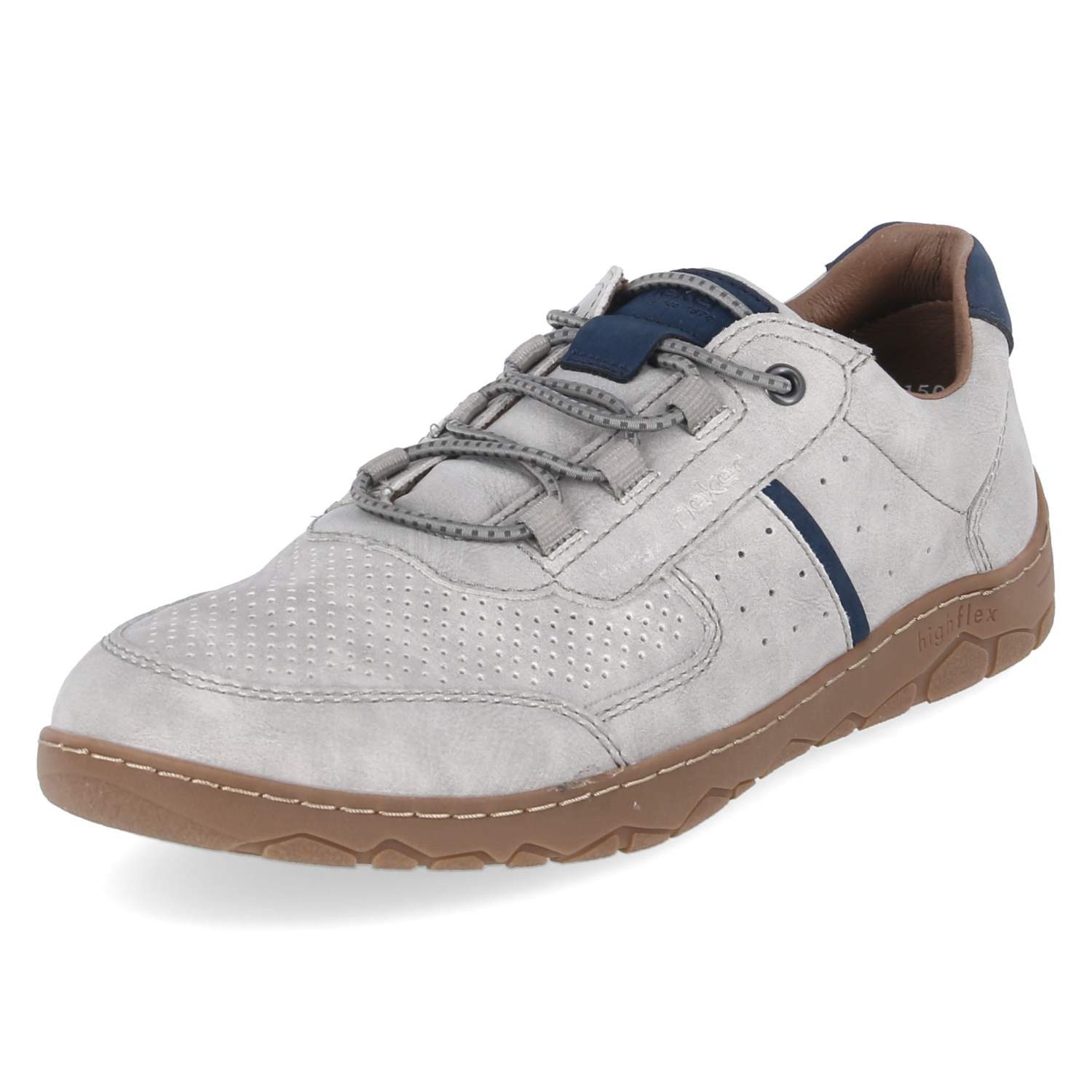 Rieker Rieker 08351-40 Herren Synthetik grey Schnürschuh