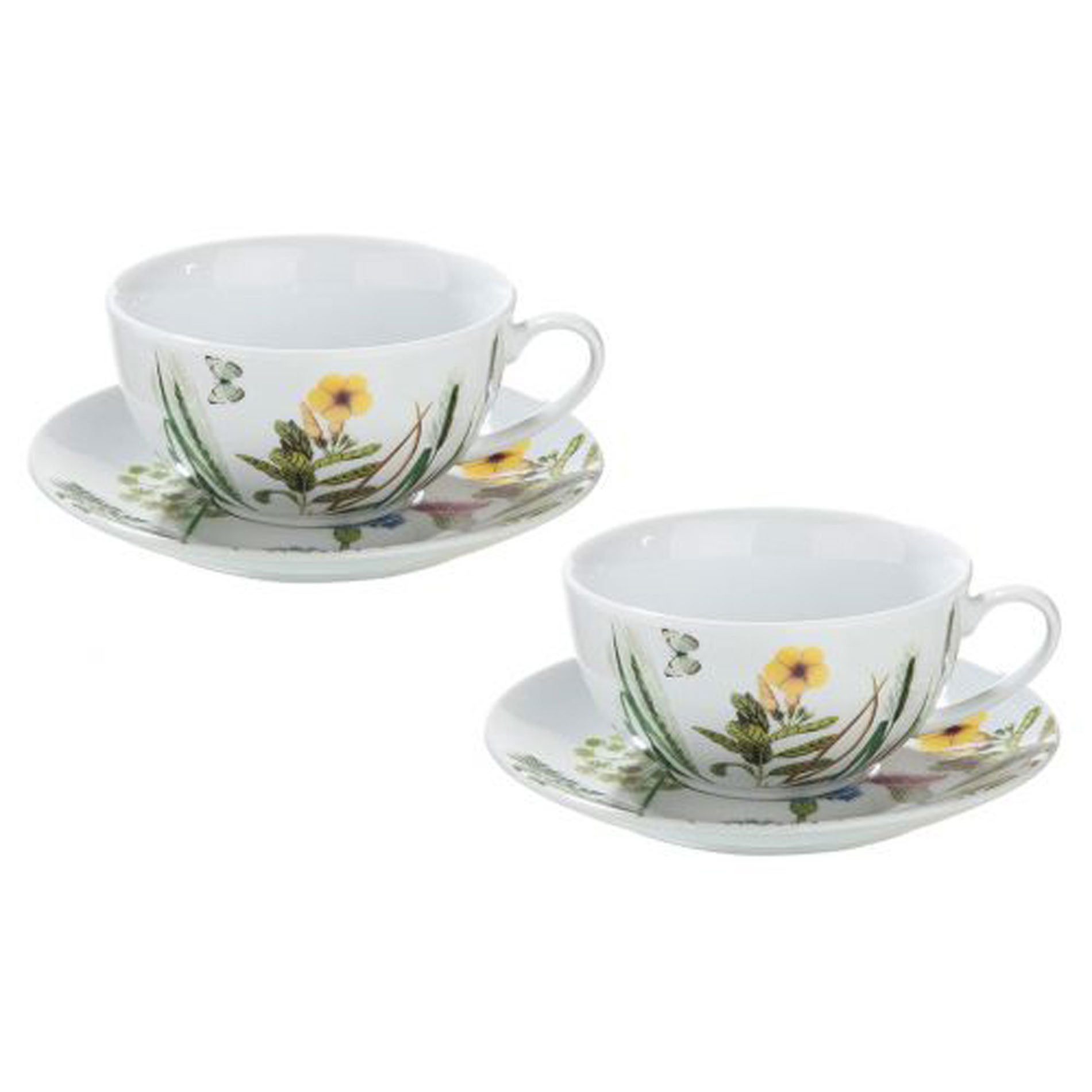 GILDE Tasse Wildflowers Tassenset, Porzellan