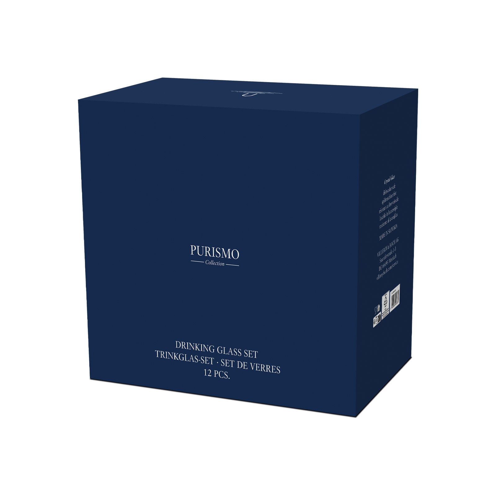 Villeroy & Boch Gläser-Set Purismo Wine Gläser-Set 12er Set, 12-tlg., Glas