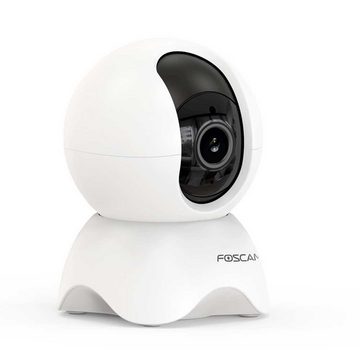 Foscam X5 5 MP Super HD WLAN schwenkbare und neigbare Überwachungskamera (Innenbereich, Nachtsicht, P2P-Funktion, Zwei-Wege-Audio, microSD-Kartenslot bis zu 128 GB)