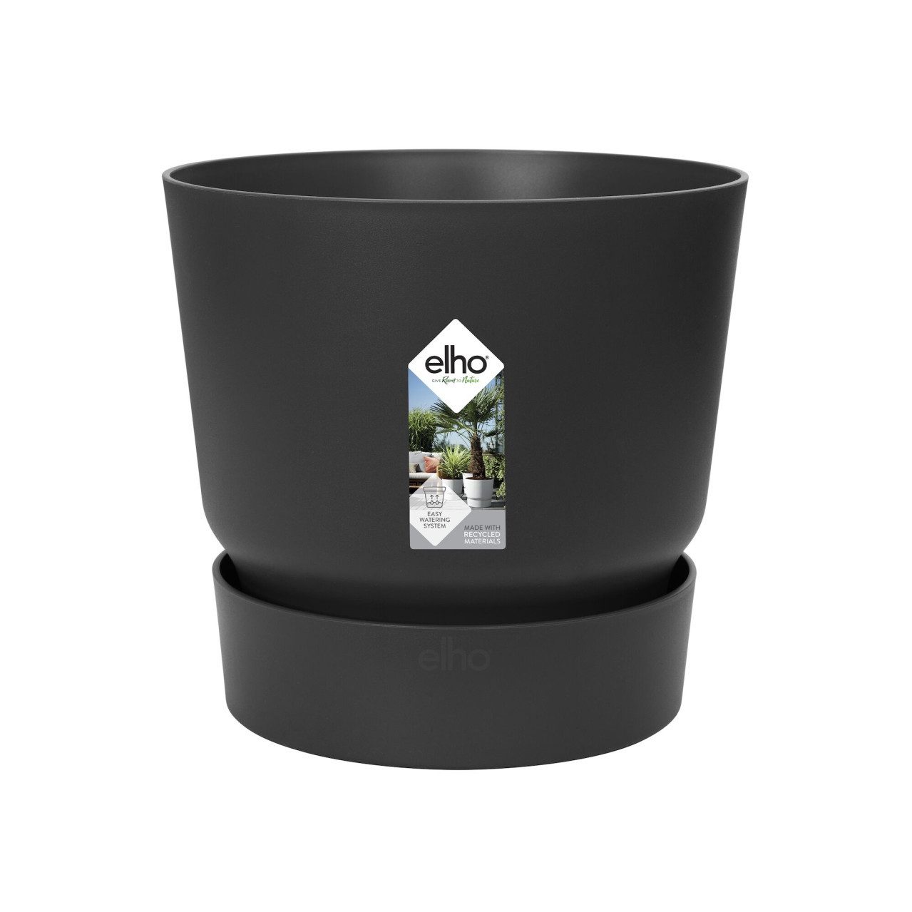 Elho Blumentopf Elho Pflanztopf Greenville Ø 25 x 23 cm living
