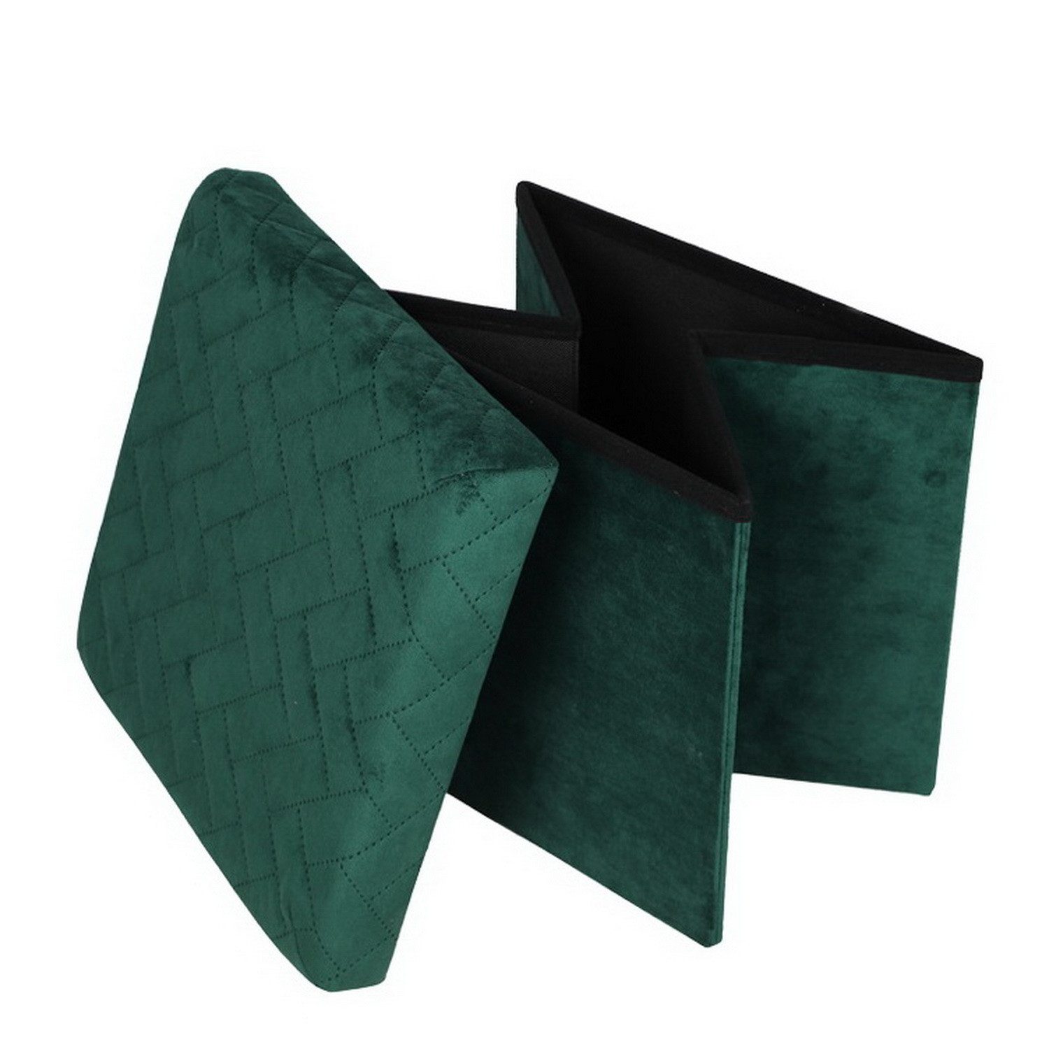 Urban Living Sitzwürfel Sitzhocker "VELOURS" Ottomane günstig online kaufen