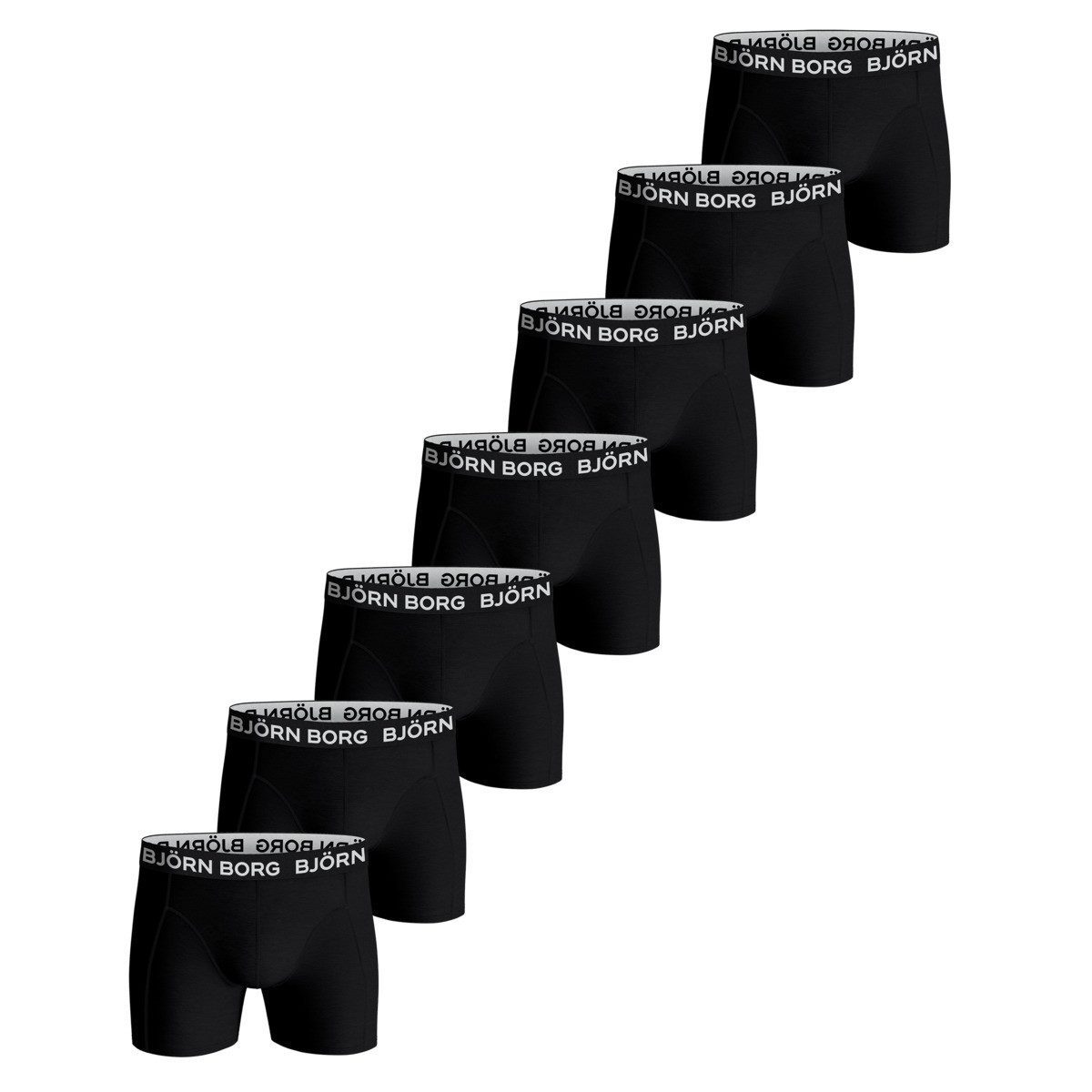 Boxershorts Cotton Stretch Boxer 7er Pack Herren