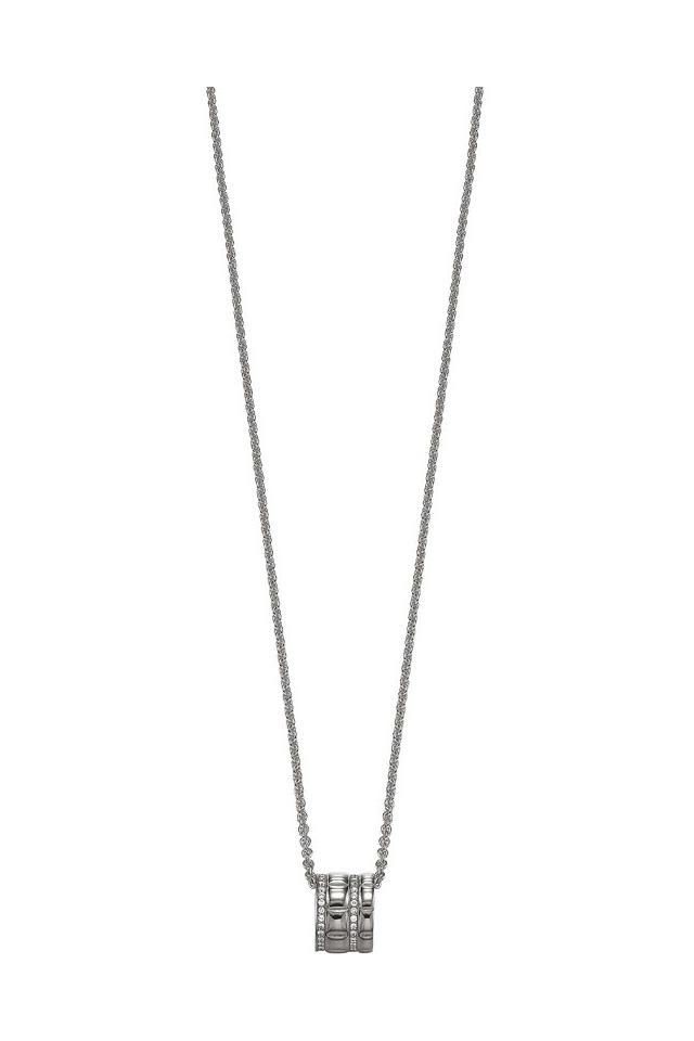 Esprit Collier Halskette Damen 925er Sterling-Silber 42cm Karabiner ESNL91815A420, aus 925er Sterling-Silber, Zirkonia, Silber, Karabiner, 42cm lang