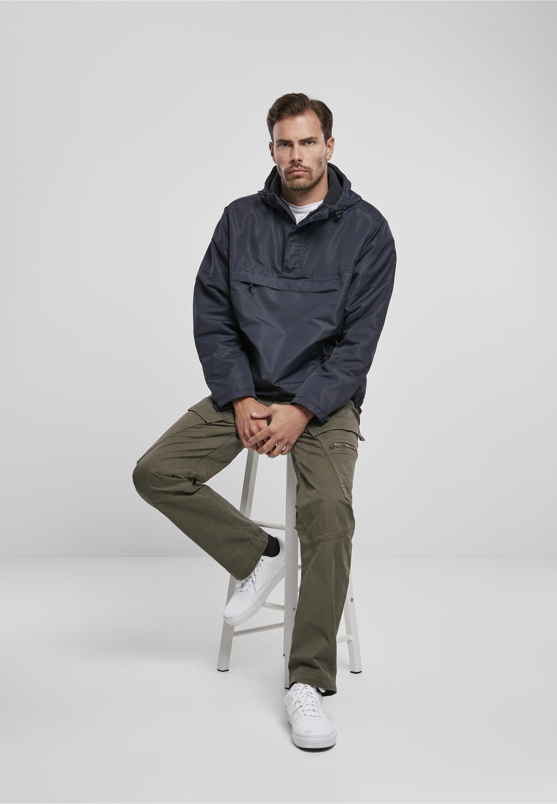 Brandit Anorak Brandit Herren Fleece Pull Over Windbreaker (1-St)