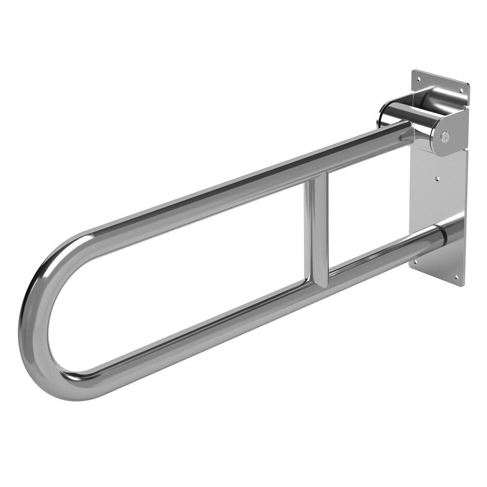 ML-DESIGN WC-Aufstehhilfe WC Haltegriff für Senioren & Behinderten klappbar Stützgriff bis 200kg, Handläufe für Toilettenpflege 60 cm aus Edelstahl Stützgriff fürs Bad