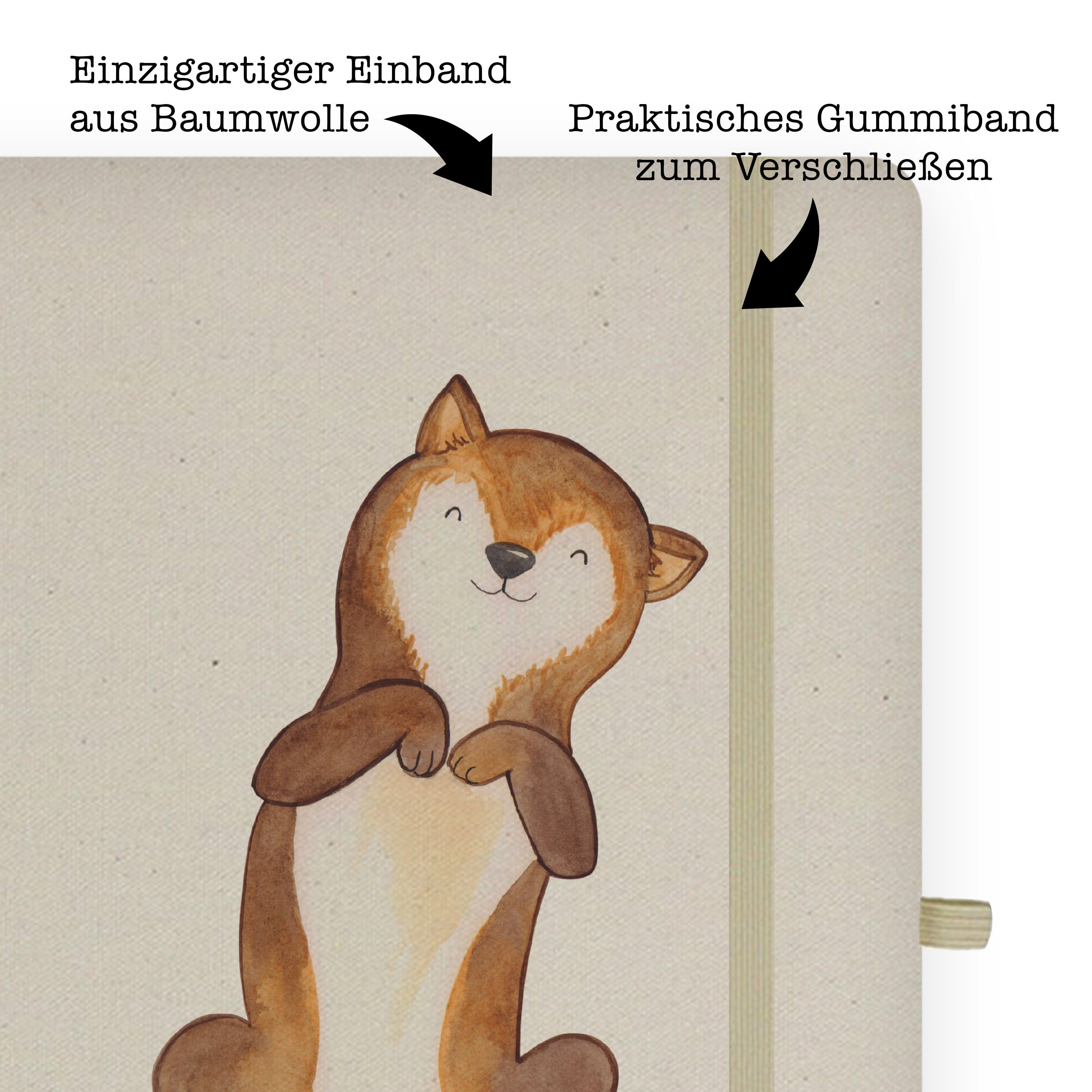 Hunderasse, Geschenk, Hundespruch, Panda & - Mrs. Mrs. - Bauchkraulen Mr. Mr. Notizbuch Transparent & Hund Panda
