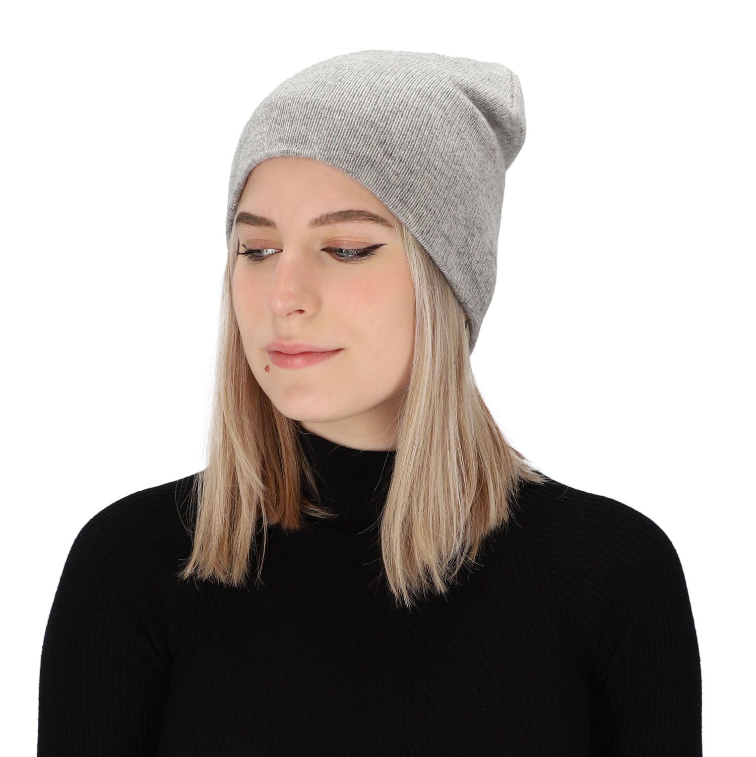 halsüberkopf Accessoires Strickmütze Strickmütze Wolle/Kaschmir (1-St) günstig online kaufen