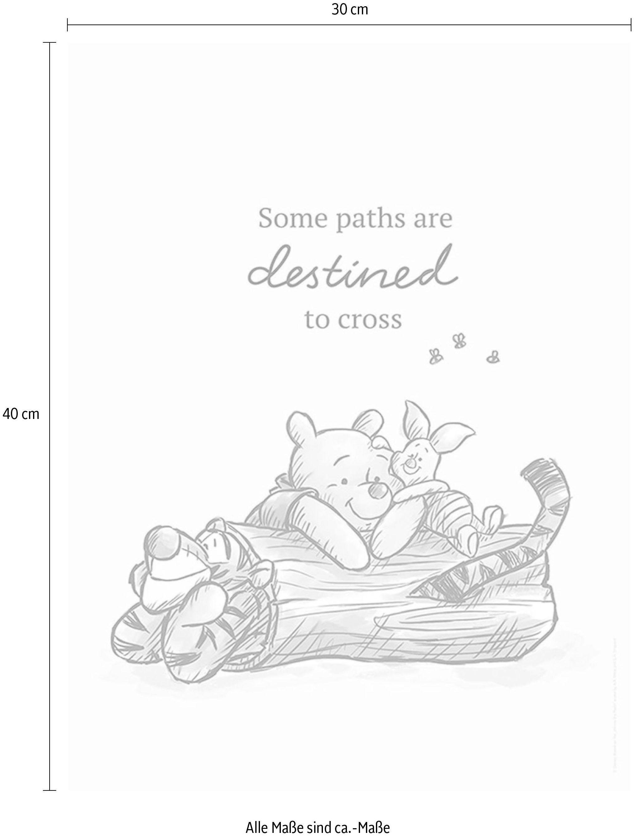 Path, (1 Pooh Schlafzimmer, Wohnzimmer Disney Winnie St), Komar Poster Kinderzimmer,