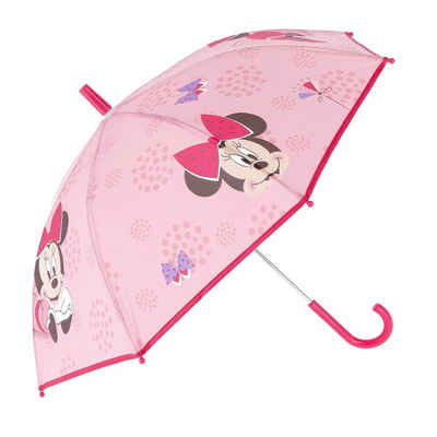 Disney Minnie Mouse Stockregenschirm Stockschirm Don't Worry About Rain Minnie Maus 70 cm Regenschirm