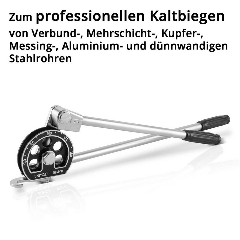 STAHLWERK Rohrbieger Handrohrbieger HTB-180 ST Rohrbieger, 16 - 16 mm, 180  °, (Packung, 1-tlg)