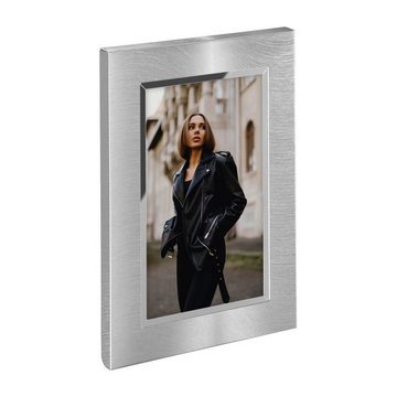 Hama Portraitrahmen Porträtrahmen 13x18 cm, silber, aufhängbar, aufstellbar, für 1 Bilder