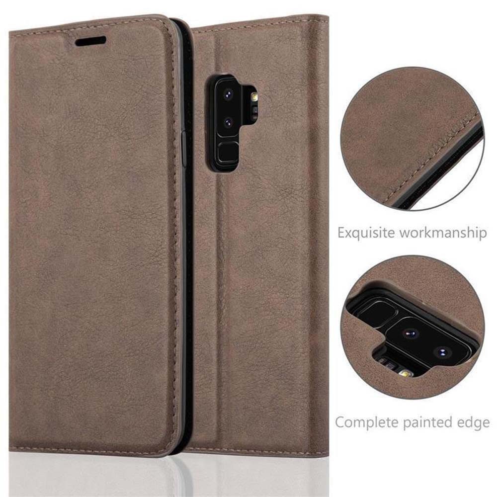 Cadorabo Handyhülle für Samsung Galaxy S9 PLUS Hülle Samsung Galaxy S9 PLUS, Hülle Schutzhülle mit Standfunktion, Magnetverschluss und Kartenfach
