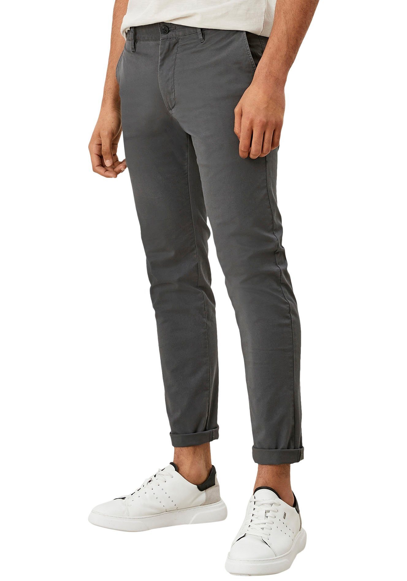 grau s.Oliver unifarben Chinohose