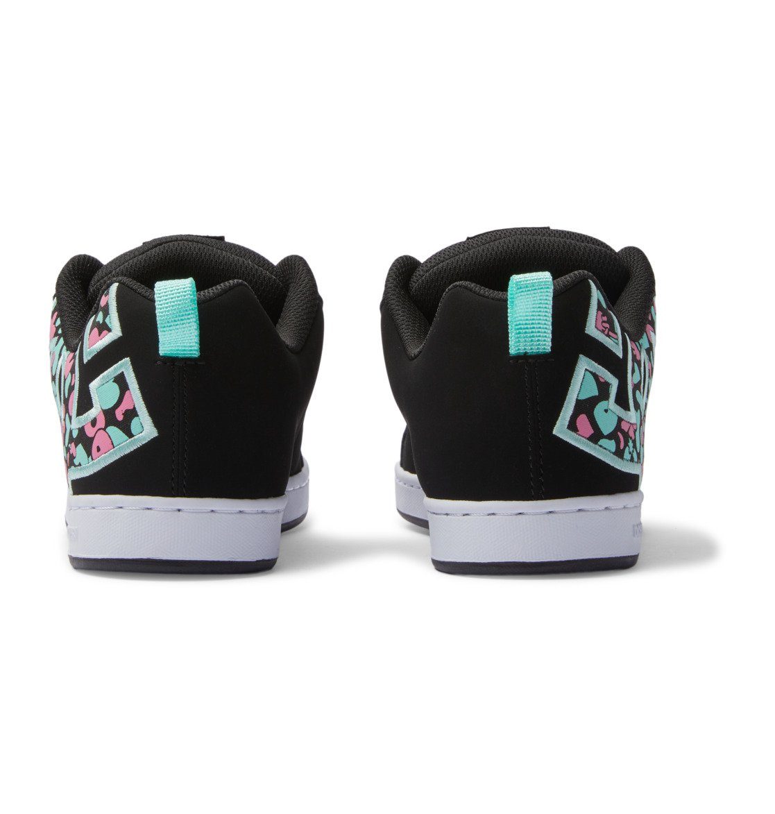 Sneaker Shoes Court Pink/Turquoise Black/Crazy DC Graffik