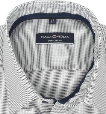CASAMODA Kurzarmhemd Kurzarmhemd - Comfort Fit - Grün