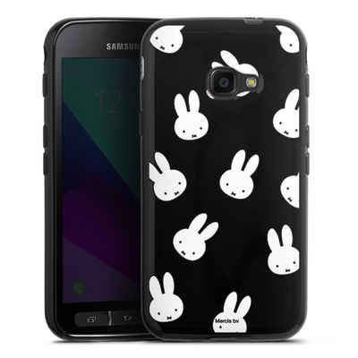 DeinDesign Handyhülle Miffy Muster transparent Miffy Pattern Transparent, Samsung Galaxy Xcover 4s Silikon Hülle Bumper Case Handy Schutzhülle