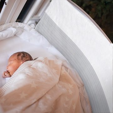 Amilian Bettnestchen - Bettumrandung Kopfschutz 180x30 cm für Kinderbett 120x60 geeignet, (Nestchen, Kantenschutz), Bettausstattung, Bettschlange, Umrandungen