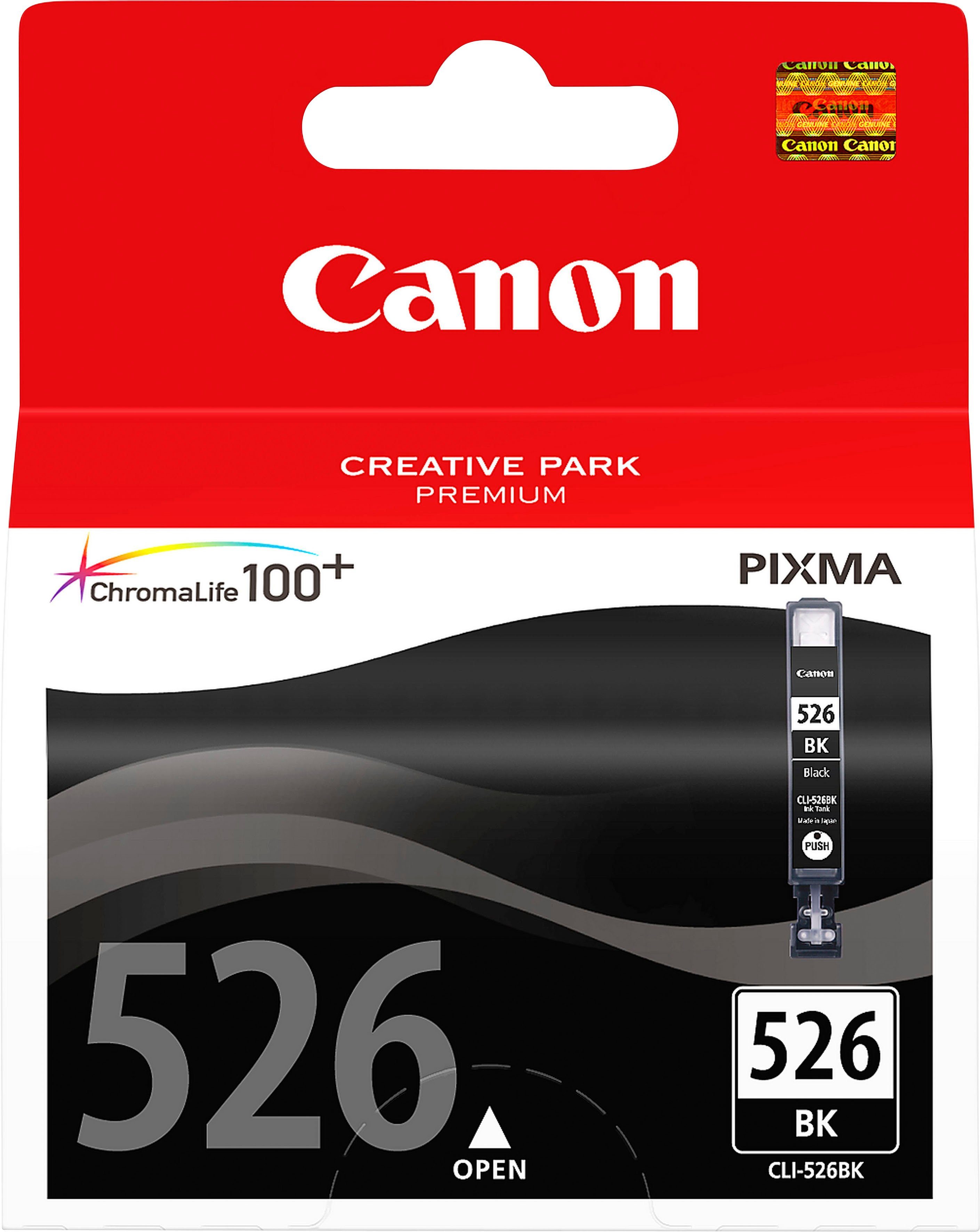 Canon CLI-526BK Tintenpatrone (original Druckerpatrone 526 schwarz)