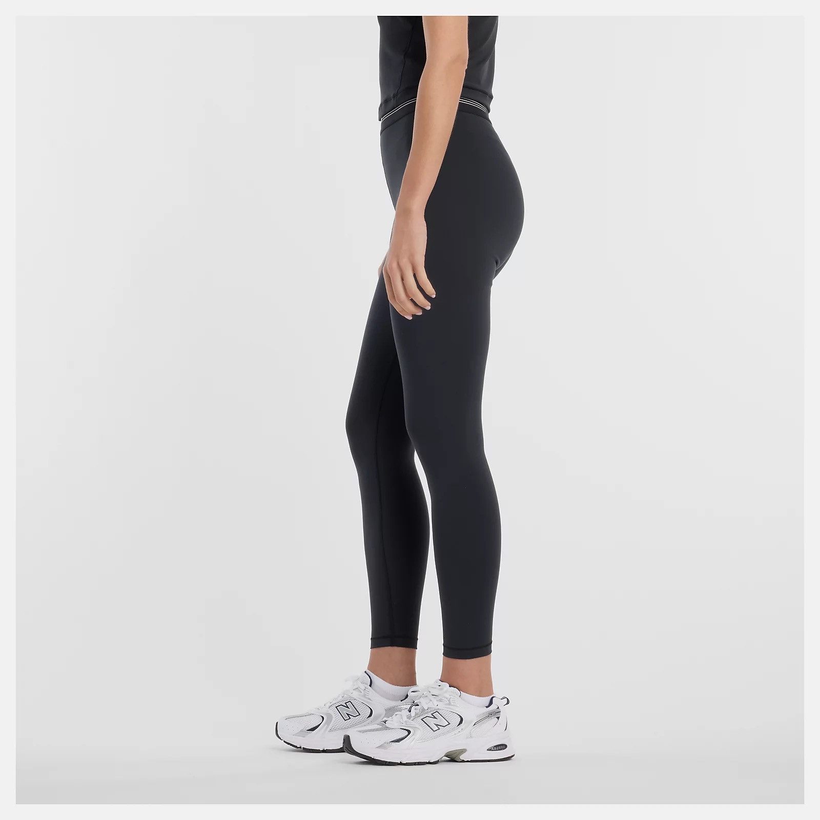 New Balance Funktionstights elastischer Materialmix, schnelltrocknend, sportlicher Stil